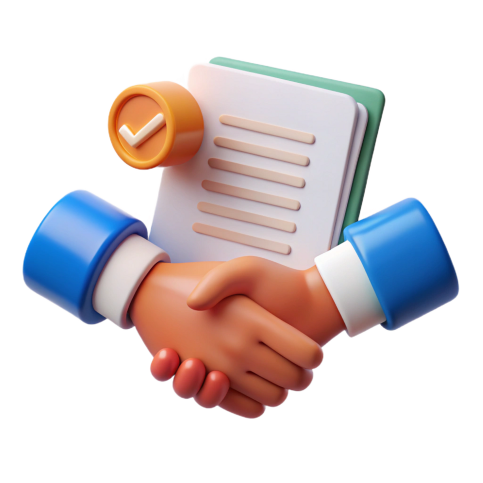 Illustration d’un accord de partenariat
